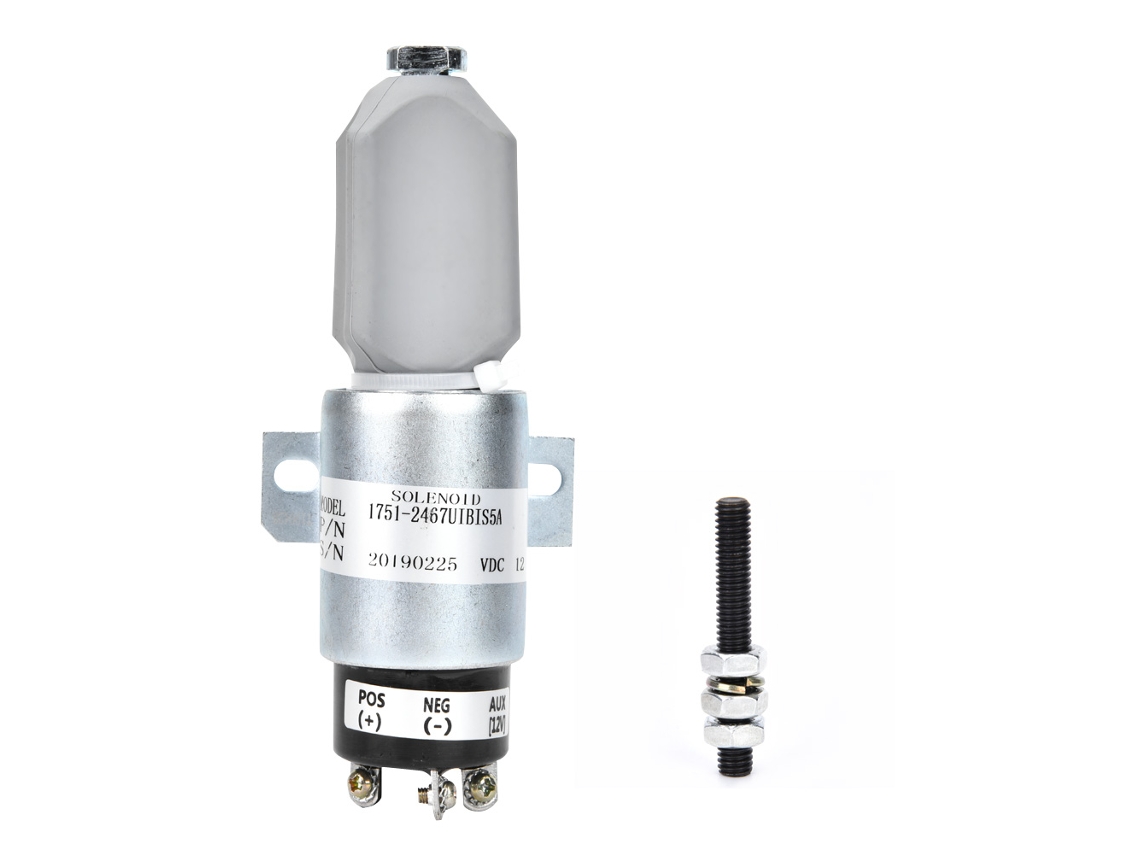 Válvula Solenoide De Desligamento De Combustível Para Escavadora 12v Tosd-03-018a 1751-2467uibis5a