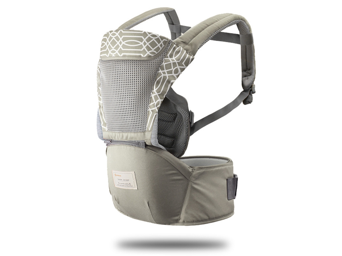 Portero Bebé Chrui Asiento Desmontable 0-36 Meses Transpirable (gris)