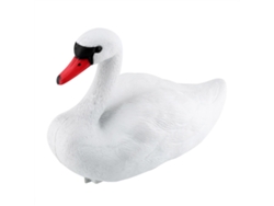 Adorno de jardín Cisne Blanco - Adorno adorable simulado