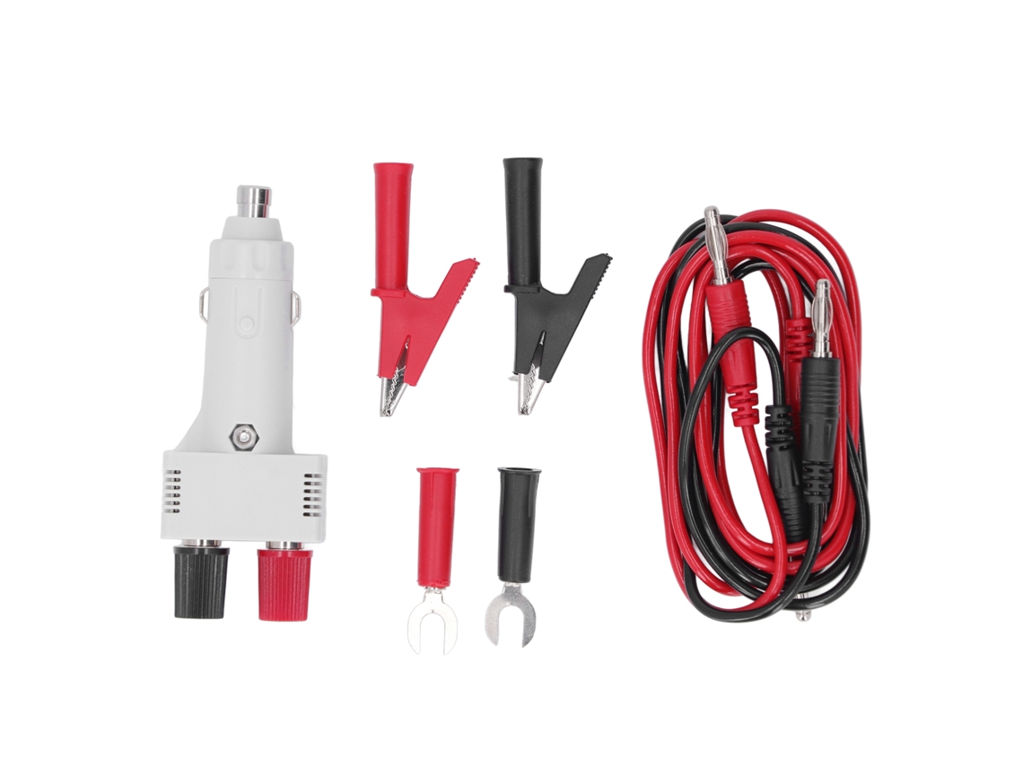 Juego De Conectores De Prueba Con Pinzas De Cocodrilo Y Cables Banana Para Reparación Y Mantenimiento Awg