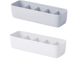 EIOORORRIY Organizador De Roupa Interior de plástico (pack De 2 Núcleos)