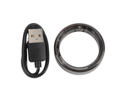 Anillo Inteligente Bluetooth (modo Deportivo De Conteo De Pasos, Seguimiento De Salud) De Acero Inoxidable Ip68 Impermeable Y Con Larga Duración De Batería, Anillo De Pareja