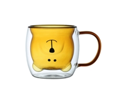 Taza Oso, taza de té o café con asa, 250ml, vaso con doble aislamiento, ideal para regalo de cumpleaños o San Valentín. NEVEANCE