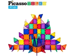 Juego de bloques magnéticos PICASSO TILES 101 piezas (edad mínima recomendada: 3 años)