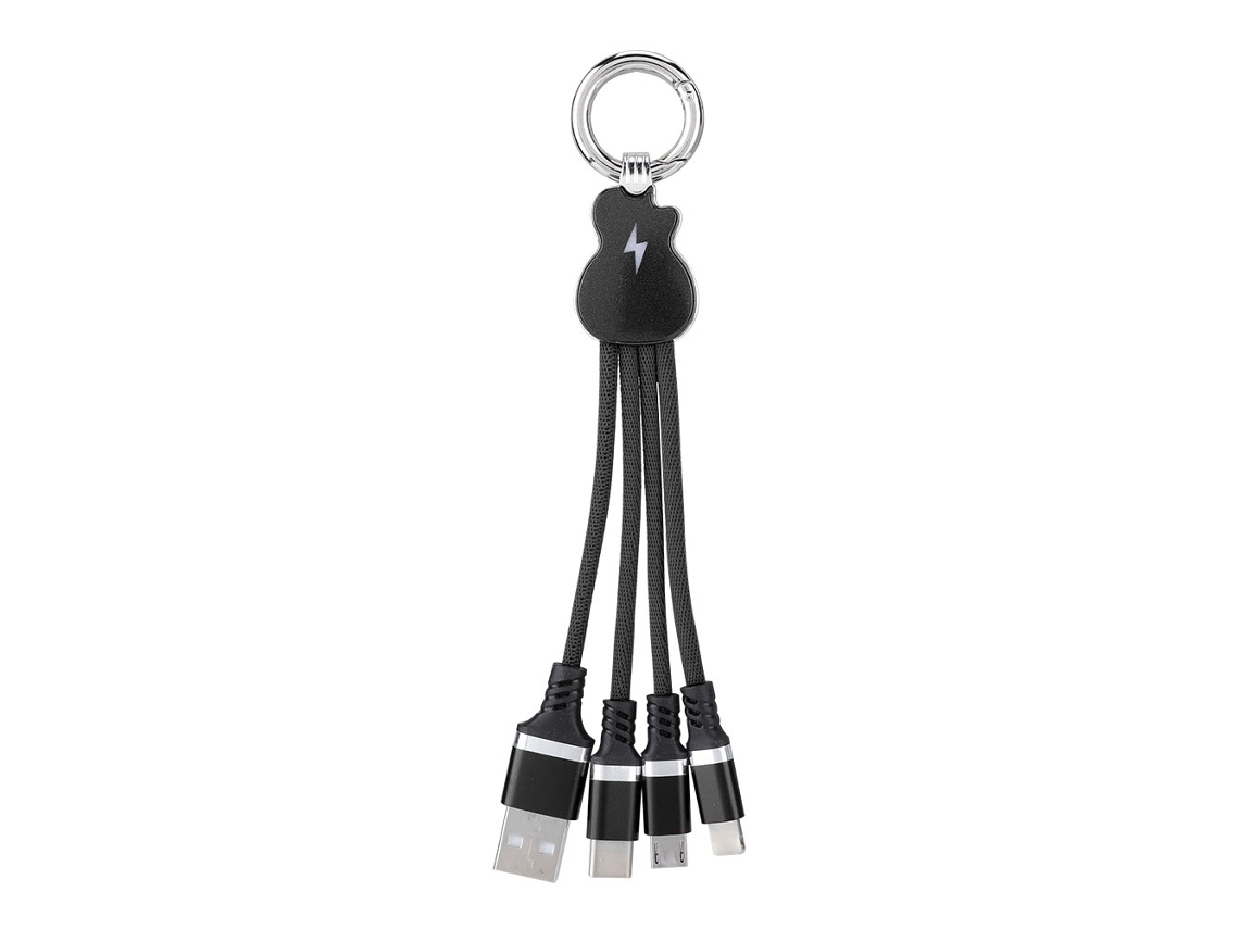 Cable De Datos De Llavero (carga Rápida De Tres En Uno)