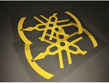 Los arañazos reflectantes de las locomotoras de carreras de motocicletas deben comprar pegatinas y calcomanías de automóviles[Amarillo Fluorescente...