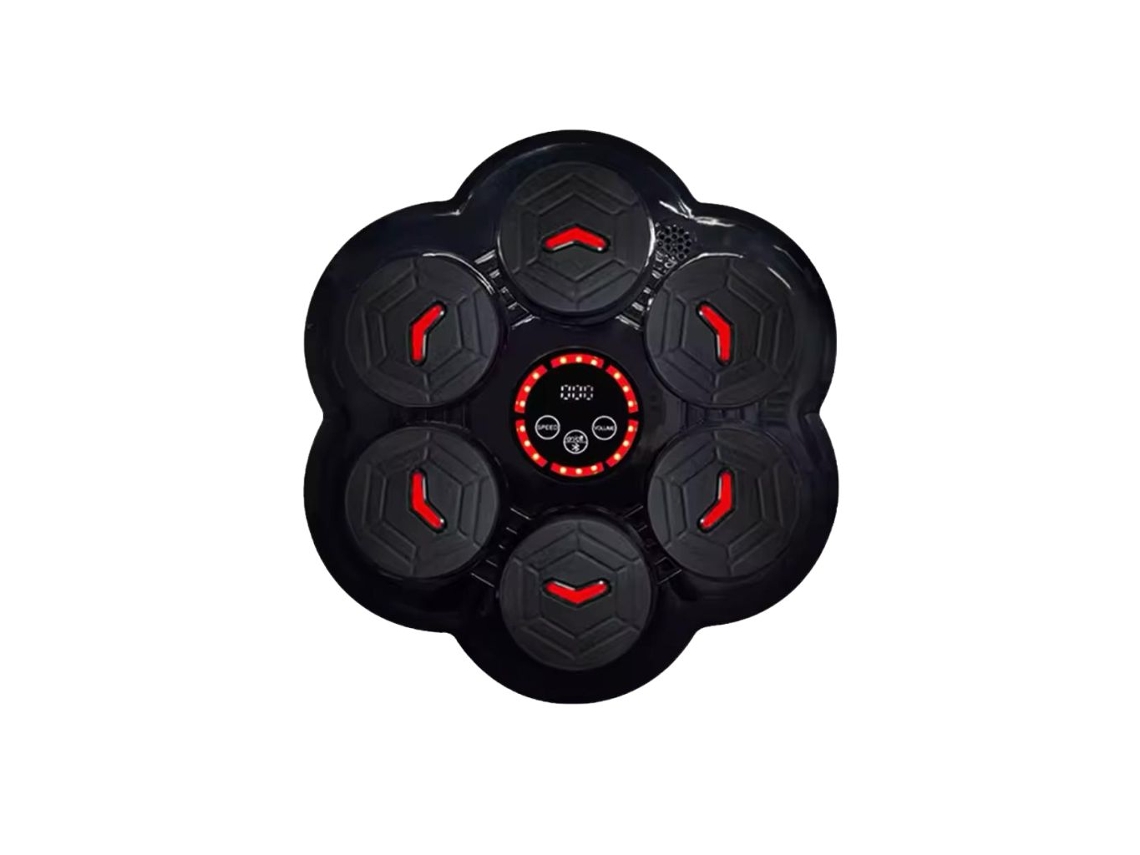 Máquina de boxeo musical para entrenamiento de reacción de combate, almohadilla de boxeo negra, Onlike