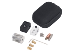 Kit De Extrusor Para Impresora 3d V6 Con Boquilla De Latón De 0,4 Mm, Bloque Calefactor De Aluminio Y Garganta Bimetálica.