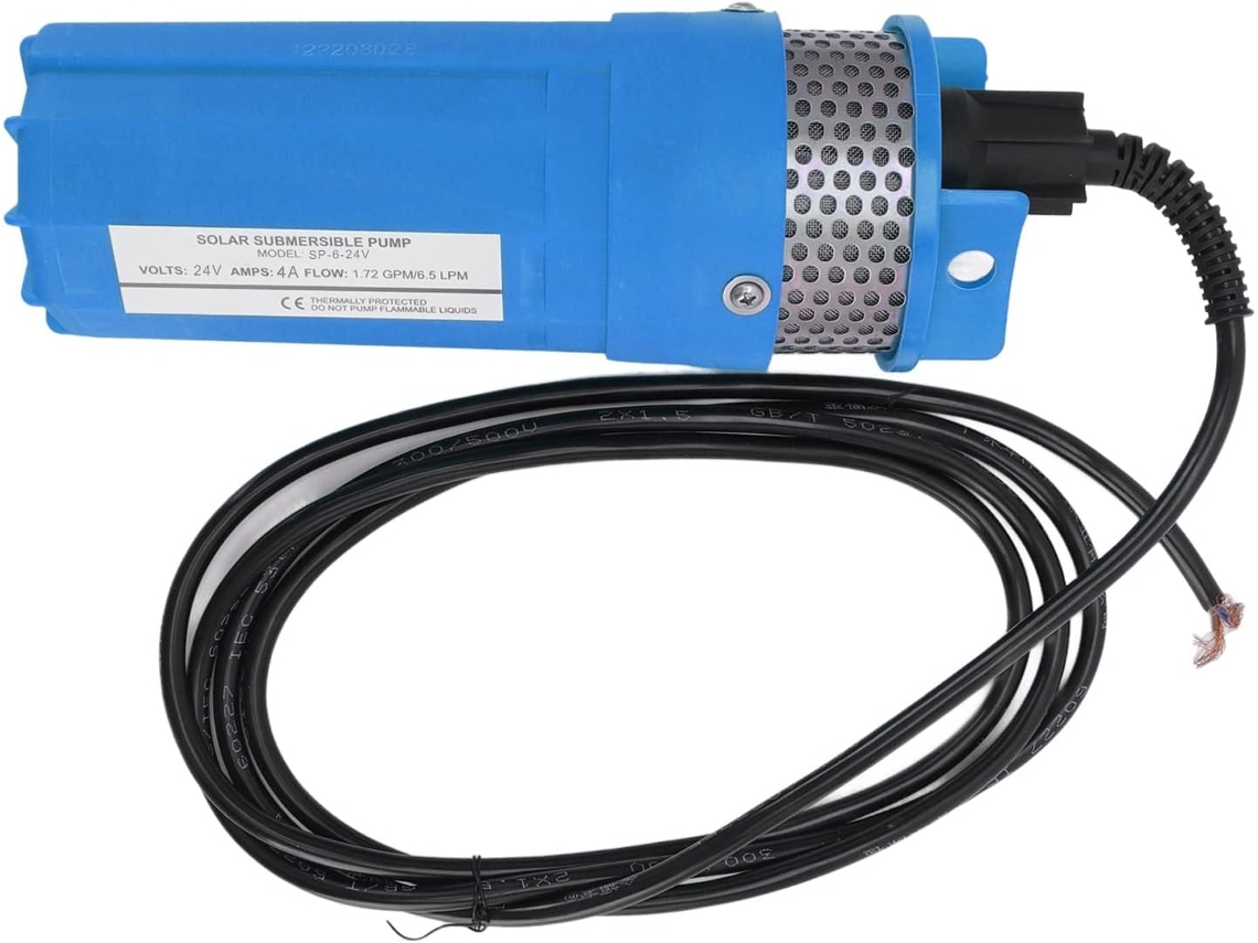 Bomba Sumergible De 24 V Cc Y 230 V, Con Desconexión Rápida Para Pozos Profundos.