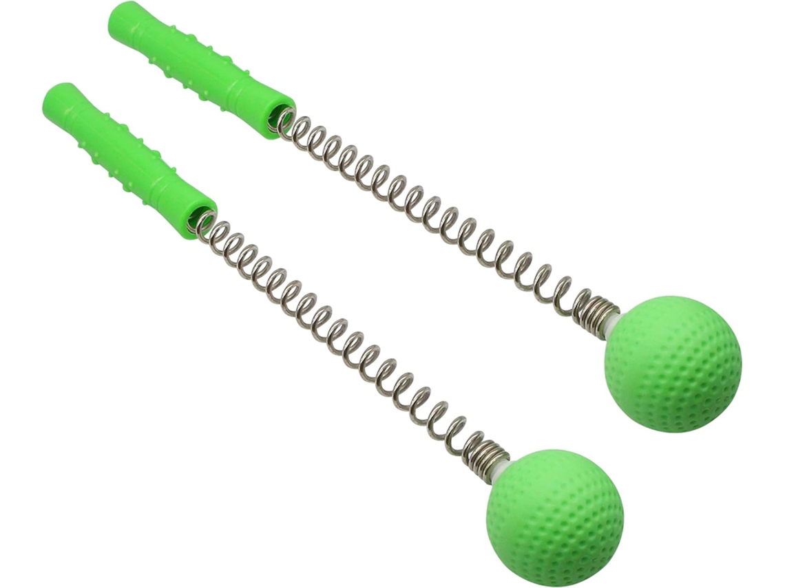 VYLARA Massageador De Mola De Silicone, Martelo De Massagem Multifuncional Para Alívio Incomparável, Pacote Com 2, Verde, Material Tpr, Amplamente Utilizado