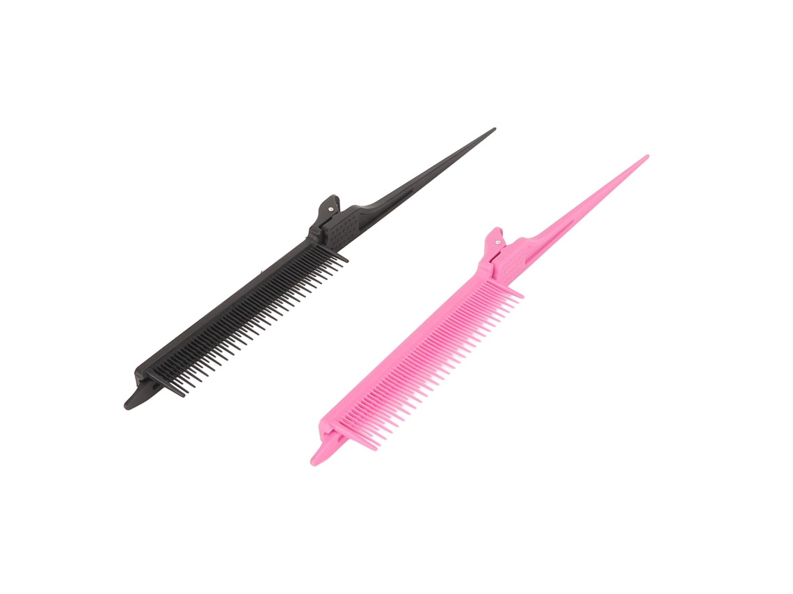 Pente De Cauda Com Clip Dentes Arredondados Design Ergonômico Antiderrapante Leve Para Casa E Salão De Beleza