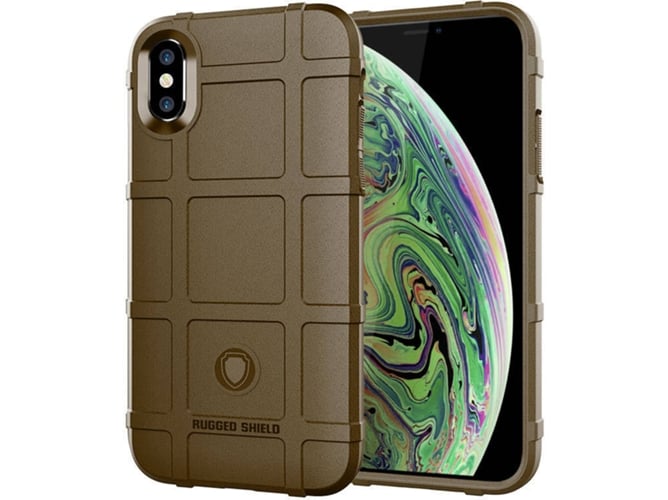 Funda iPhone 11 Pro WISETONY Mofankeji-30 Marrón