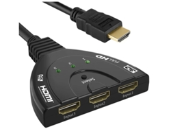Conmutador automático HDMI 4K de 3 puertos Yizhood Silver