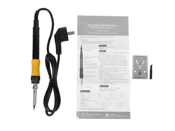 Soldador Eléctrico De Calor Interno Con Pantalla Digital Sqa110 Amarillo 110w