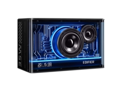 Sistema de altavoces Bluetooth compacto QD35 negro con efectos de iluminación RGB Edifier