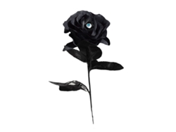 Rosa artificial, decoración de Halloween, ojo decorativo