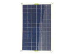 Panel Solar De 50w Silicio Monocristalino Con Controlador De Carga 10-50a Y Salidas Usb 12v/5v