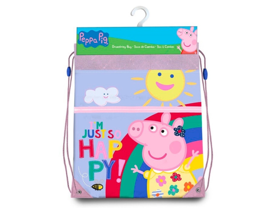 Bolsa Mochila Gymbag 30X40 PEPPA PIG