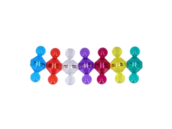14 Clavijas Magnéticas De Ndfeb Coloridas, Push Pin Para Pizarra Blanca Y Papel, Accesorios De Fijación