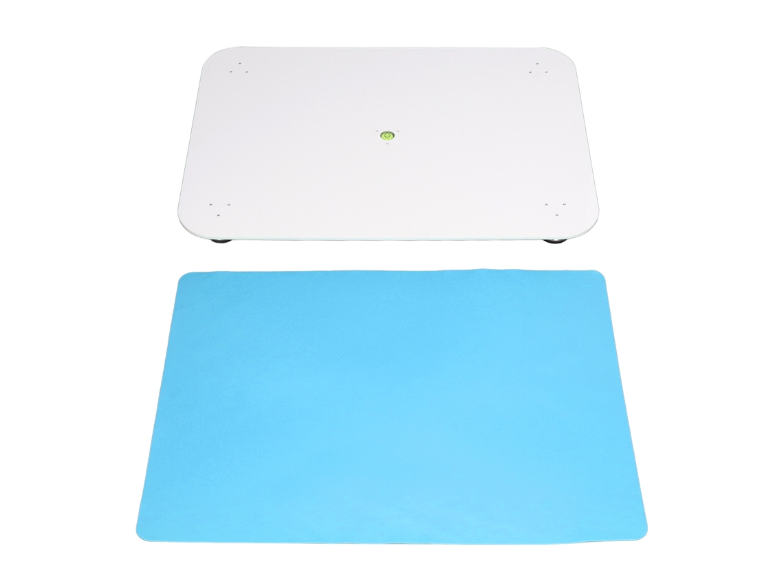 Tábua De Nívelamento Ajustável De Resina Com Almofada De Silicone 400x300mm Azul
