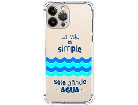 Carcasa iPhone 13 Pro Max (6.7) TUMUNDOSMARTPHONE Agua Dibujos Multicolor