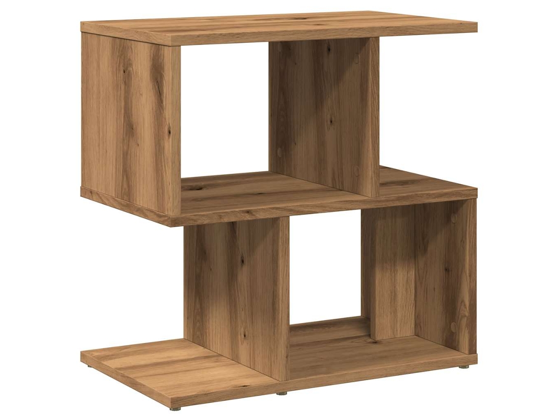 Maison Exclusive - Mesita De Noche Madera De Ingeniería Roble Artisian
