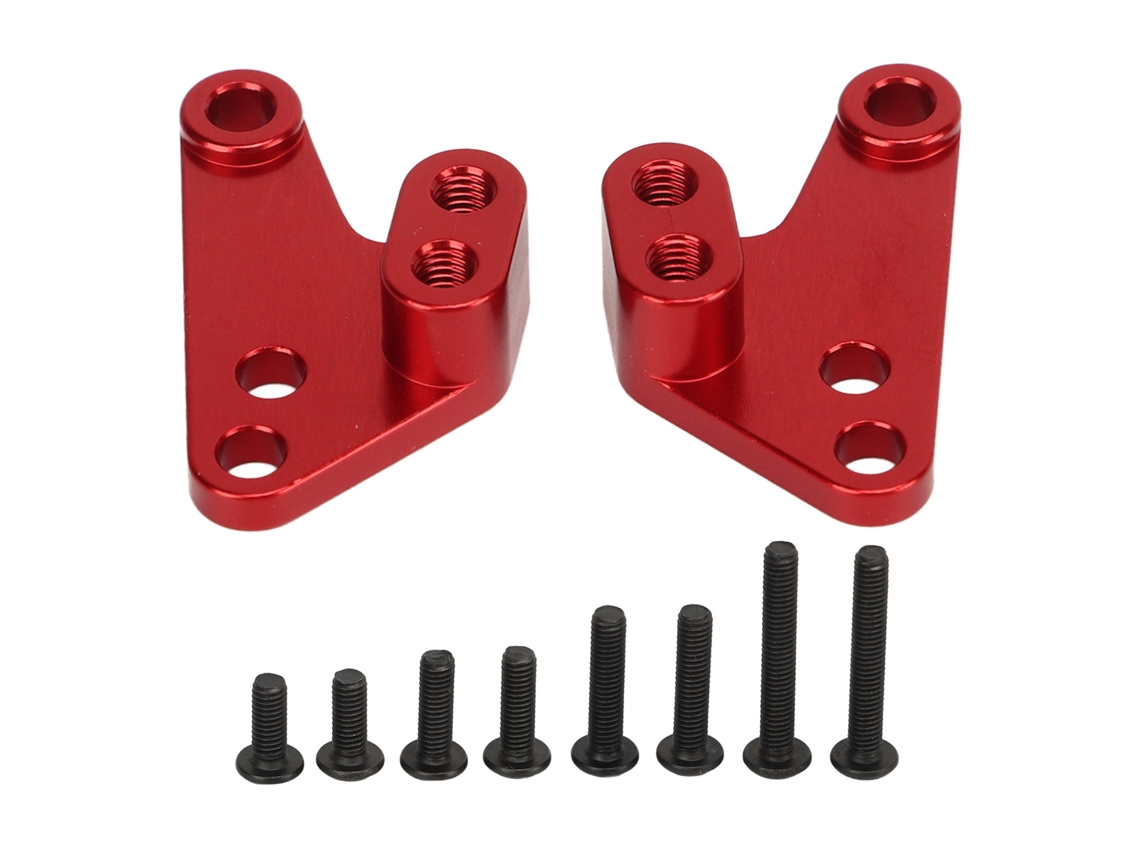 Ymsl 1 Par Rc Shock Towers Mount Soporte Delantero Trasero Para Traxxas 1/10 Rojo Hxl