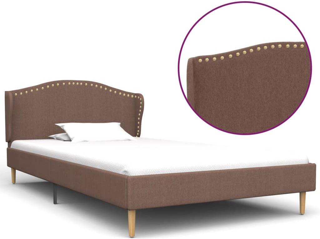 Estructura De Cama vidaxl tela 90x200 cm 280652 tejido compatible con