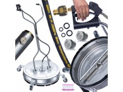 Cepillo rotativo T-racer 61 cm – Acero inoxidable | 2 boquillas | Compatible con Kärcher Hd/hds Hidrolimpiadora