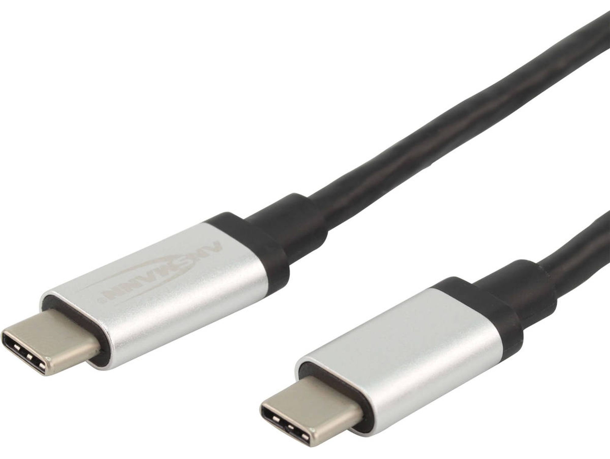 Ansmann Type-C cable USB 200 cm usb3.0 cable de carga/cable de datos con aluminio gehä Ansmann Type-C cable USB 200 cm usb3.0 cable de carga/cable de datos con aluminio gehä