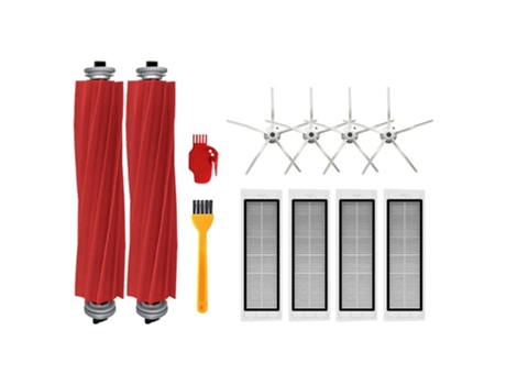 Acessórios de substituição do filtro de escova lateral do rolo para roborock q5+