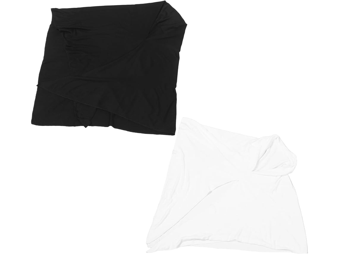 Conjunto De 2 Lenços De Cabeça Islâmicos (hijab) Para Mulheres, 68 X 68 Cm, Tecido Macio E Respirável.