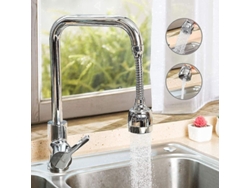 Adaptador De Grifo Giratorio 360°, Boquilla Ahorradora De Agua Anti-salpicaduras Para Cocina Y Baño
