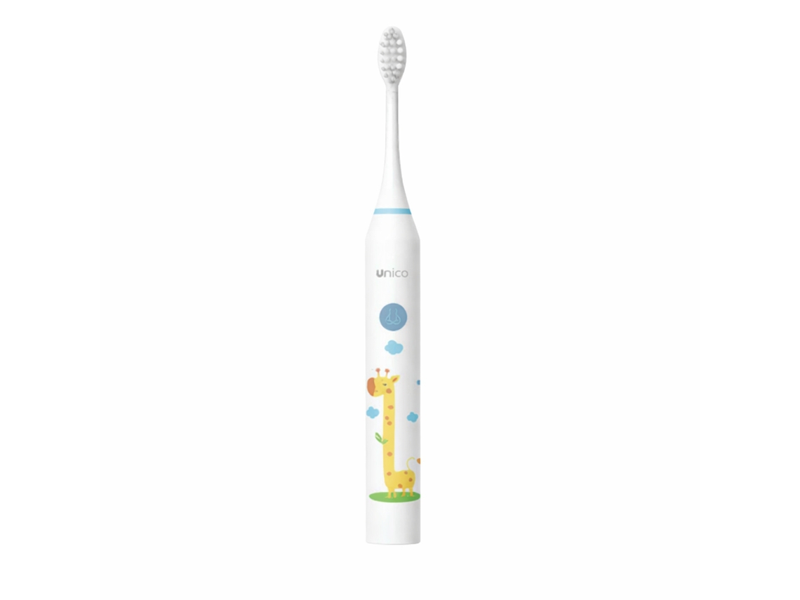 Escova De Dentes Elétrica Infantil Recarregável Com 5 Modos +3 Anos Unico St5141 Branco