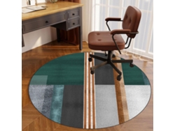Protector de alfombrilla para silla de oficina, alfombrilla de madera para silla de juegos, alfombrilla para silla giratoria, madera