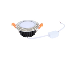 Rebe-luz De Techo Led Rgb Cw 7w Smart Downlight Control Wifi Regulable Ac 85-265v Anillo Plata