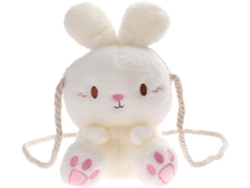 Bolso Bandolera Ciieeo Ligero Y Suave De Peluche Con Forma De Conejo Y Monedero Incorporado Para Niñas Y Mujeres.
