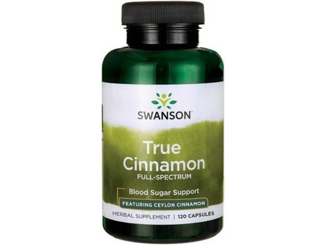 Complemento Alimentar SWANSON Espectro Total De Canela Verdadeira (120 cápsulas)