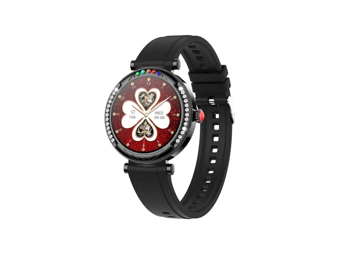 Reloj inteligente CF33 de 1,27 pulgadas, resistente al agua IP67, 100 modos deportivos, color negro, Yizhood