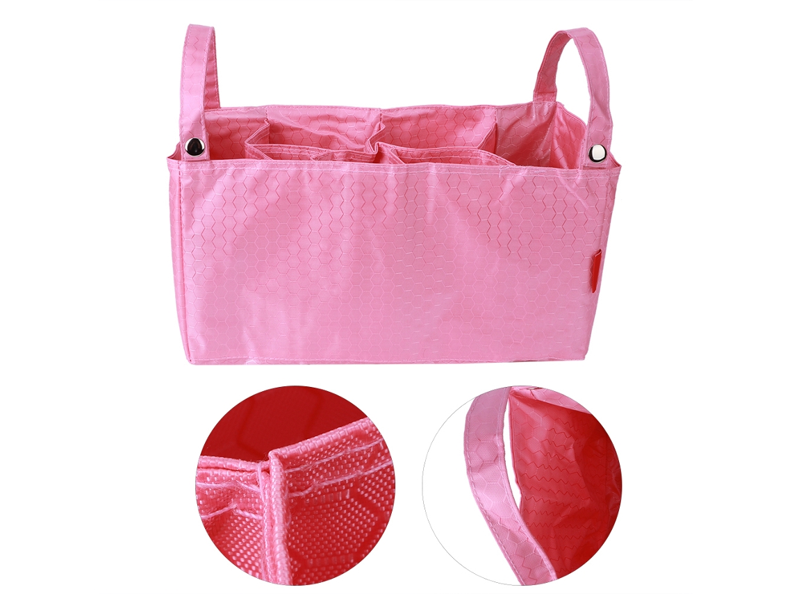 Bolso Organizador Multifuncional Rosa Para Cochecito De Bebé, Bolso Cambiador, Accesorios Para Cochecito