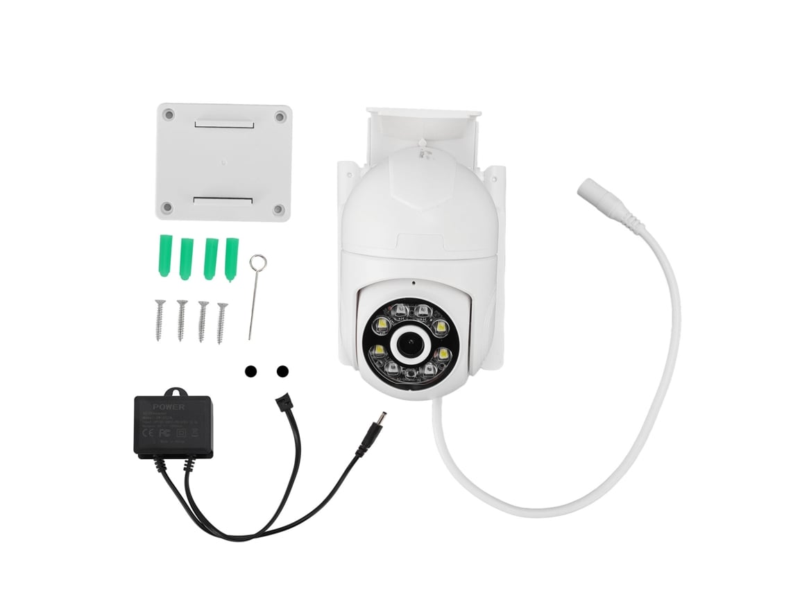 Cámara de seguridad inteligente Wifi para interiores, ideal para mascotas y el hogar.