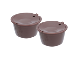2 Filtros Reutilizables De Abs Para Cápsulas De Café, Ideales Para Cafeteras, Para El Hogar Y La Oficina.