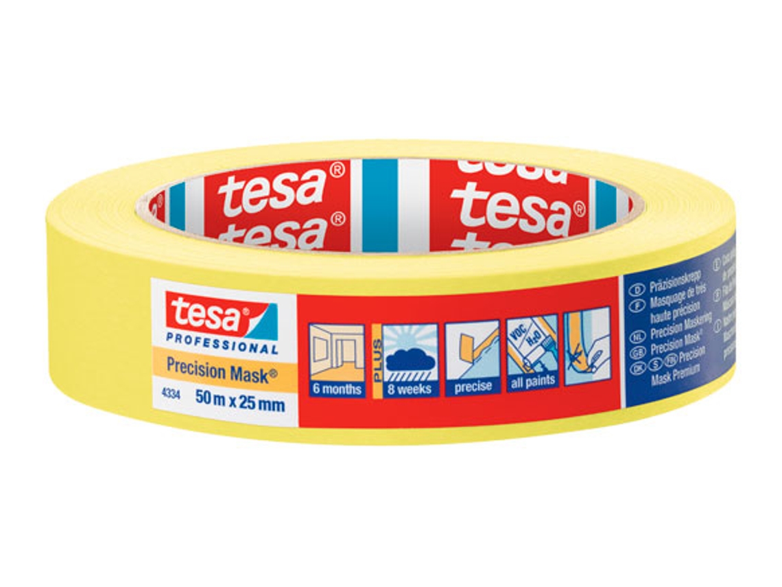 Cinta De Pintor Interior Precision Amarilla TESA TAPE