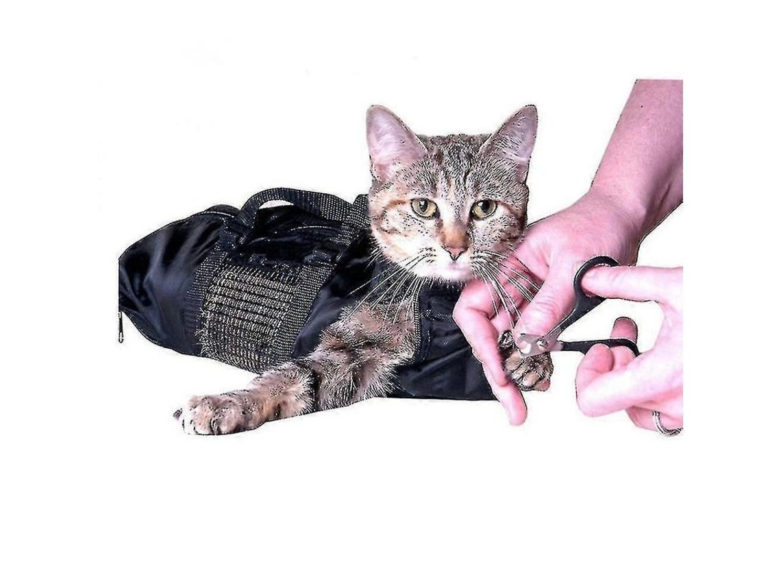2026-bolsa De Restricción Para Baño Y Cuidado De Gatos Con Malla Resistente Para Recorte De Uñas Y Claws