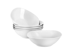 Cuencos, de porcelana, apilables, 6 unidades