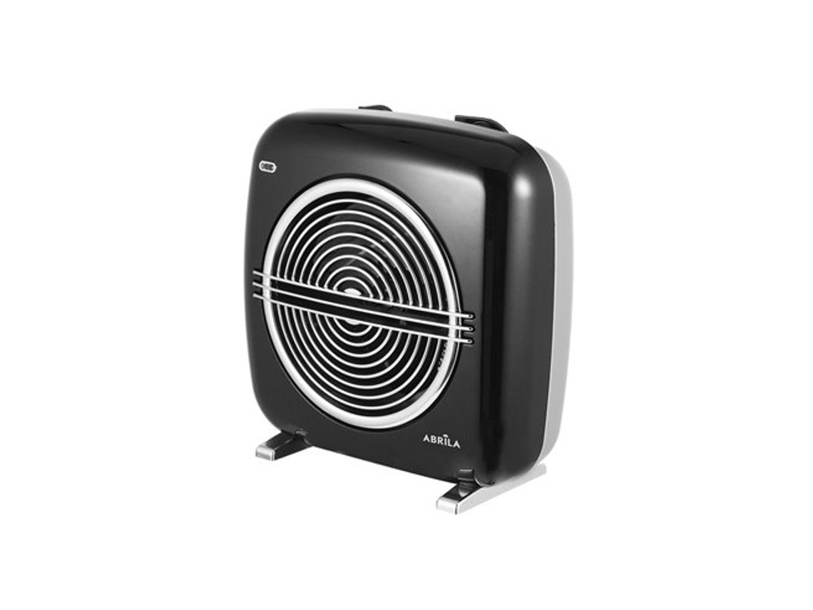 Termoventilador Eléctrico Vicenza Negro/gris 2000w 2 Potencias 3 Funciones Termostato (28x27,5x14,5cm)