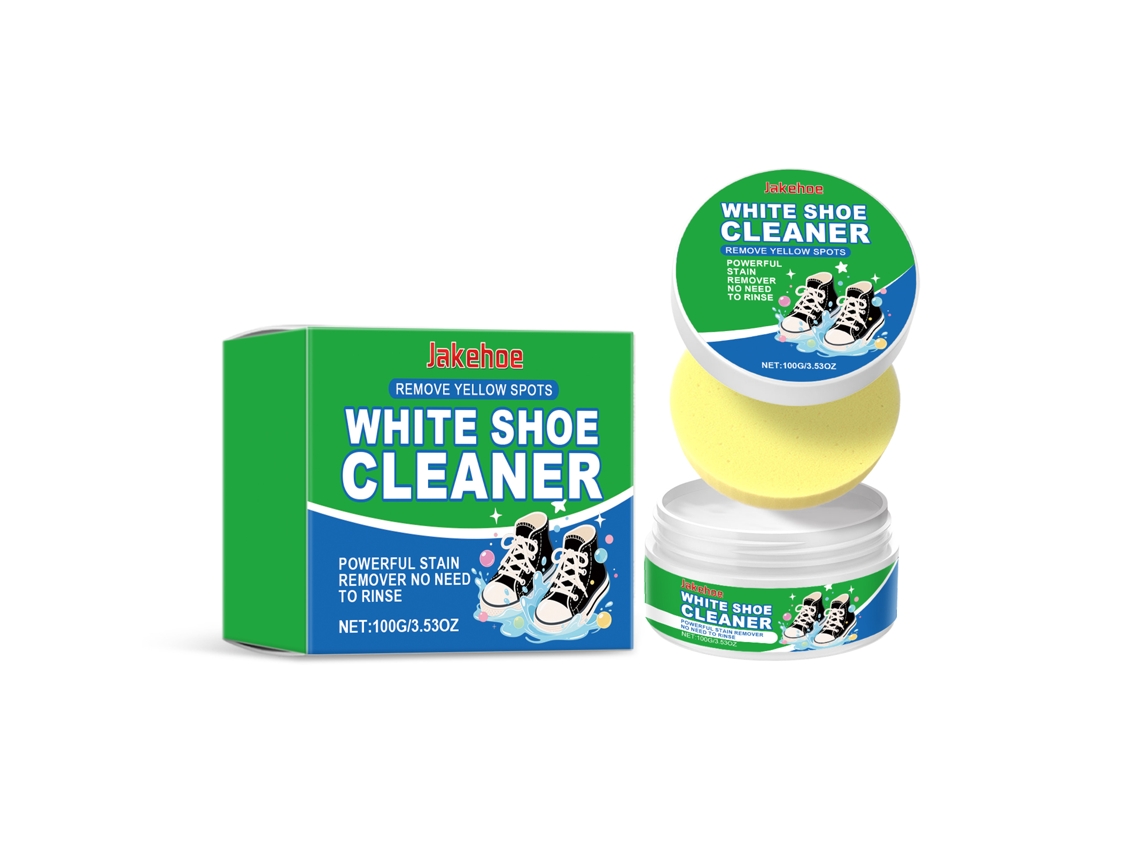 Crema limpiadora para zapatos blancos