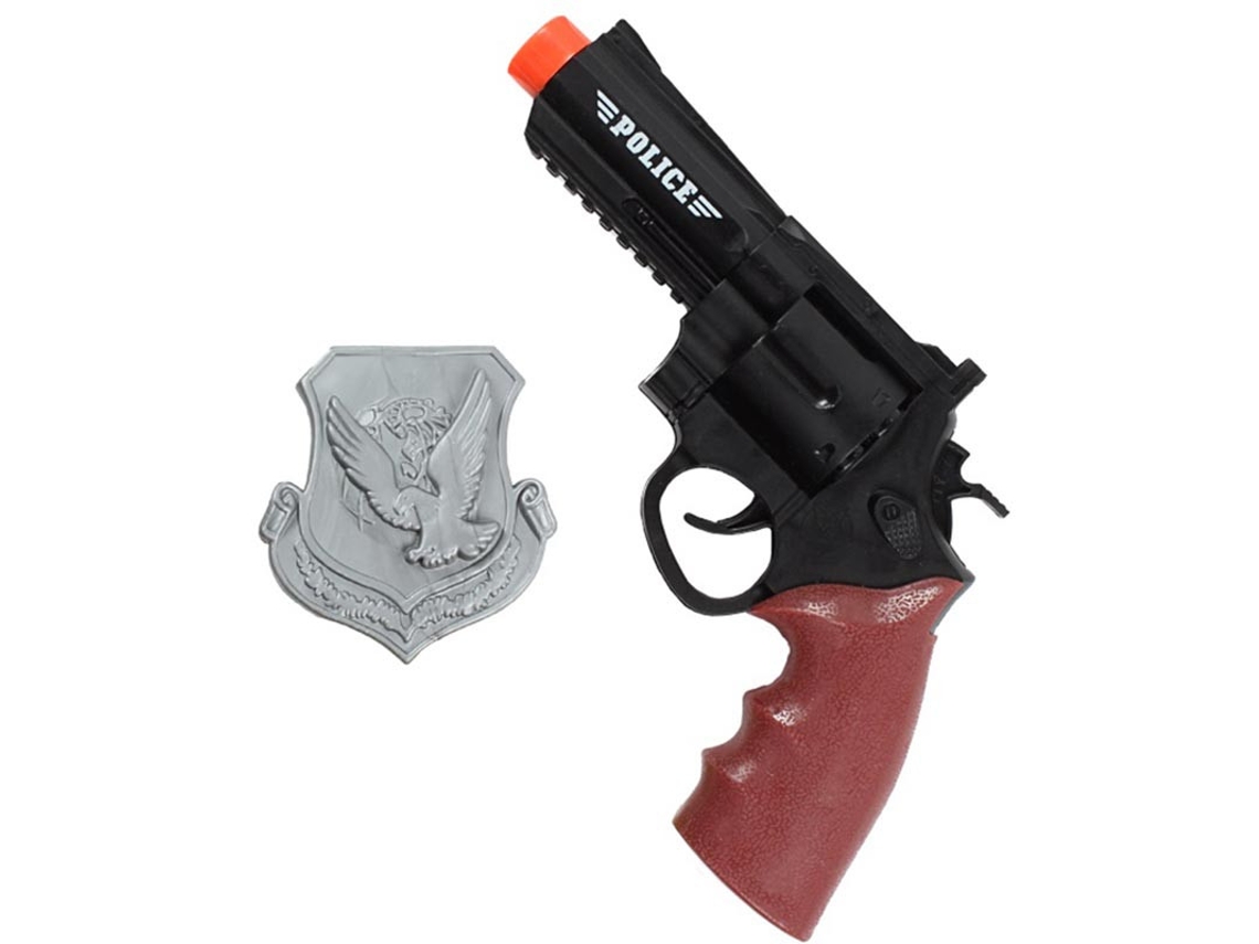 VPMKP-Kit clásico de policía arma de juguete y placa