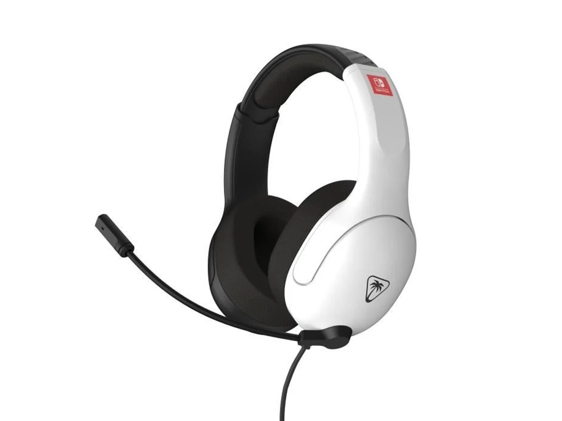 Auriculares con cable Turtle Beach Airlite Fit para Nintendo Switch, color blanco y negro