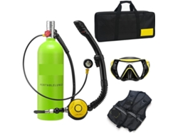 Minibotella De Buceo, Tubo De Respiración, Tanque De Oxígeno Para Buceo Subacuático